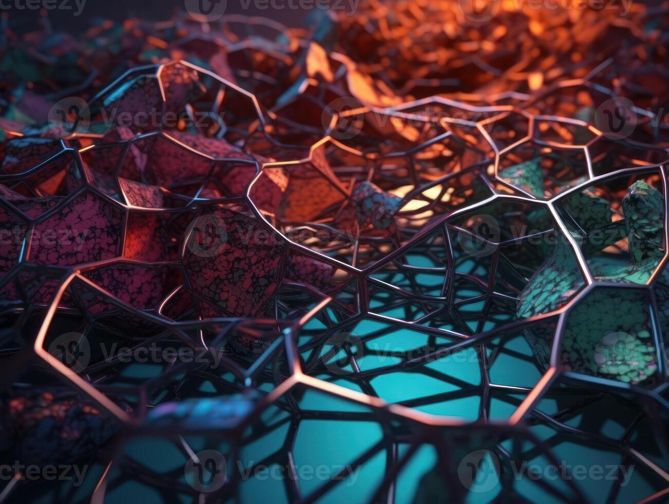 Colorful abstract background An abstract image featuring organic shapes and lines that intersect and overlap created with technology. photo