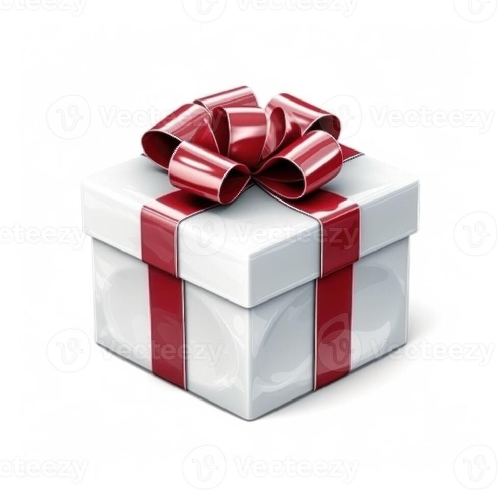 Gift box isolated. Illustration photo