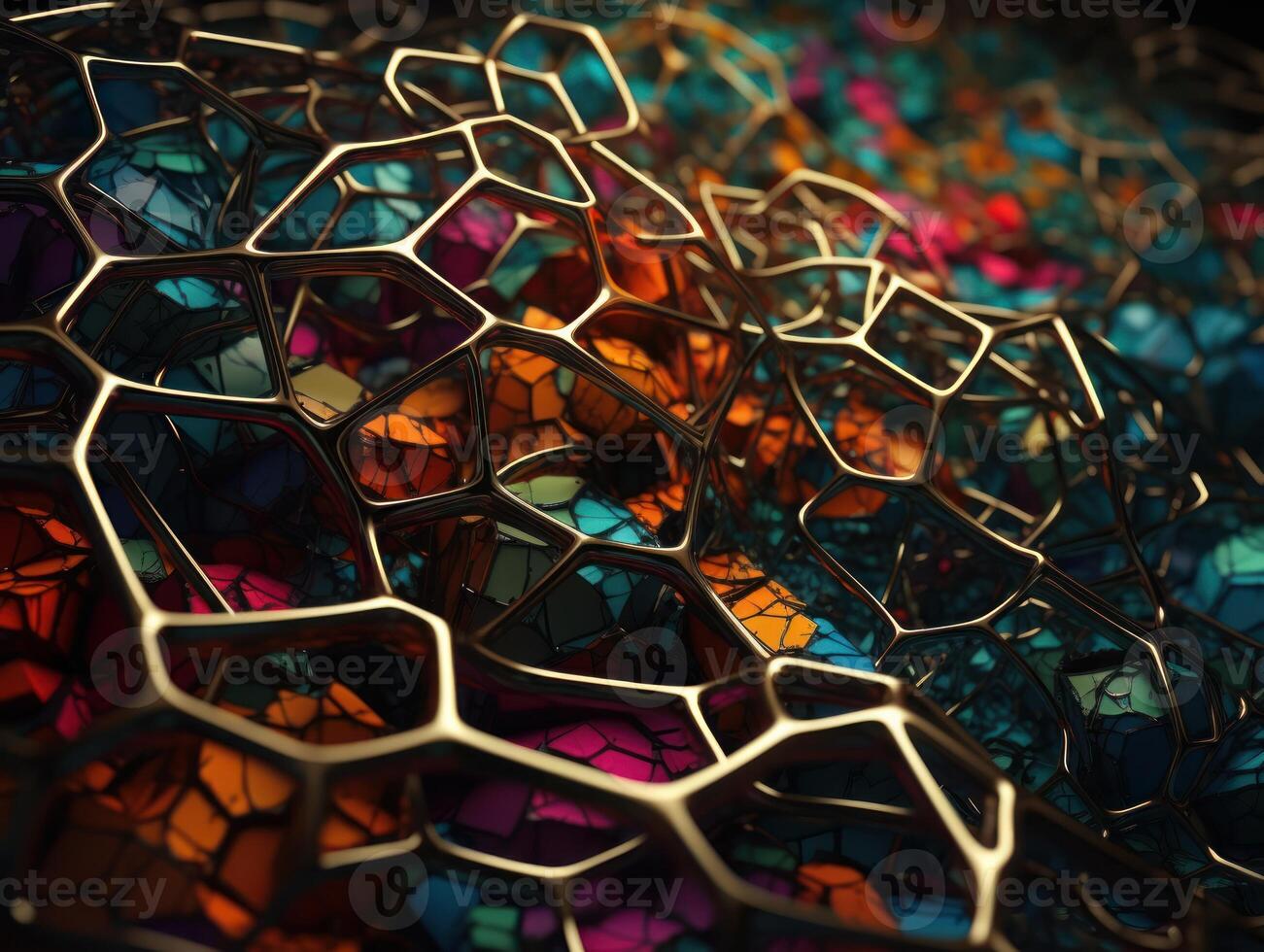 Colorful abstract background An abstract image featuring organic shapes and lines that intersect and overlap created with technology. photo