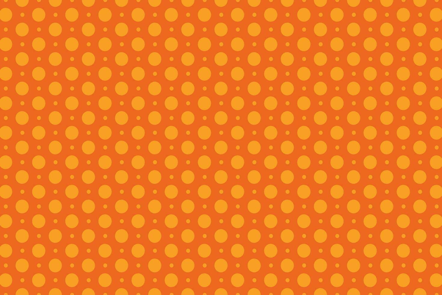 naranja polca punto circulo modelo para tela impresión vector