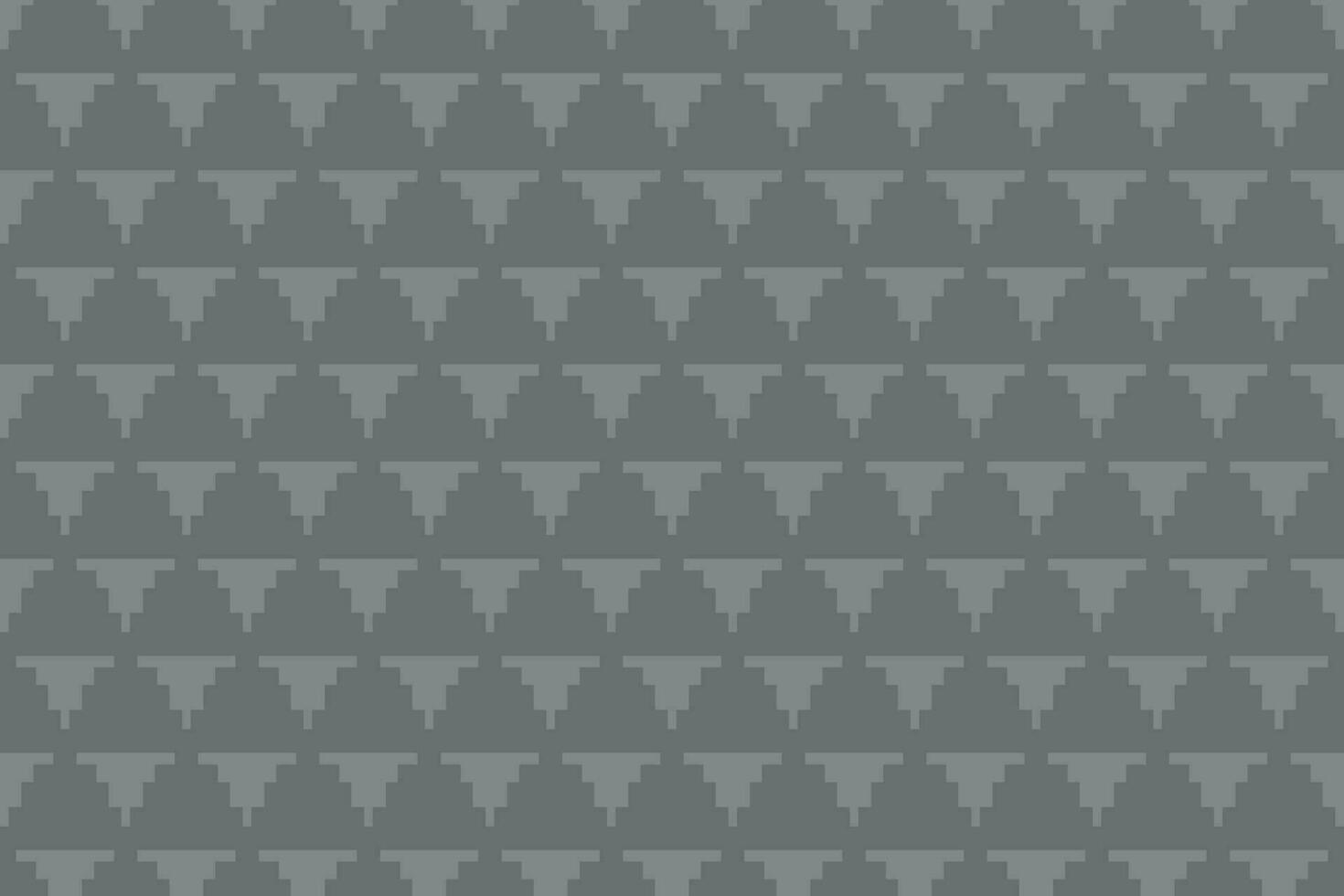 Grey triangle mosaic pixel seamless pattern vector