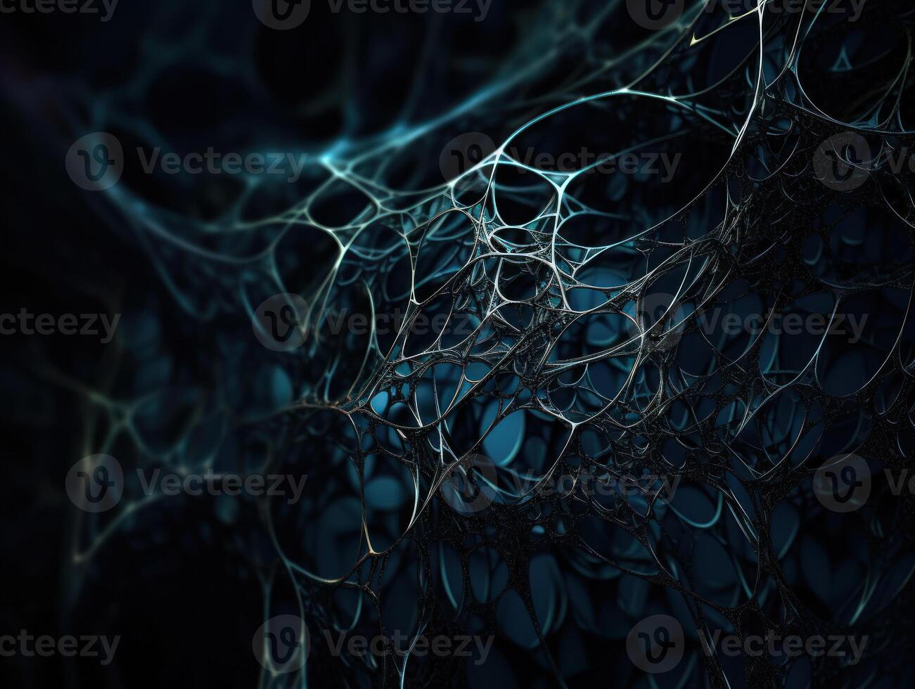 Dark black abstract background An abstract image featuring organic shapes and lines that intersect and overlap created with technology. photo