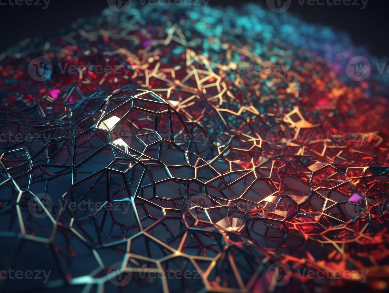 Colorful abstract background An abstract image featuring organic shapes and lines that intersect and overlap created with technology. photo