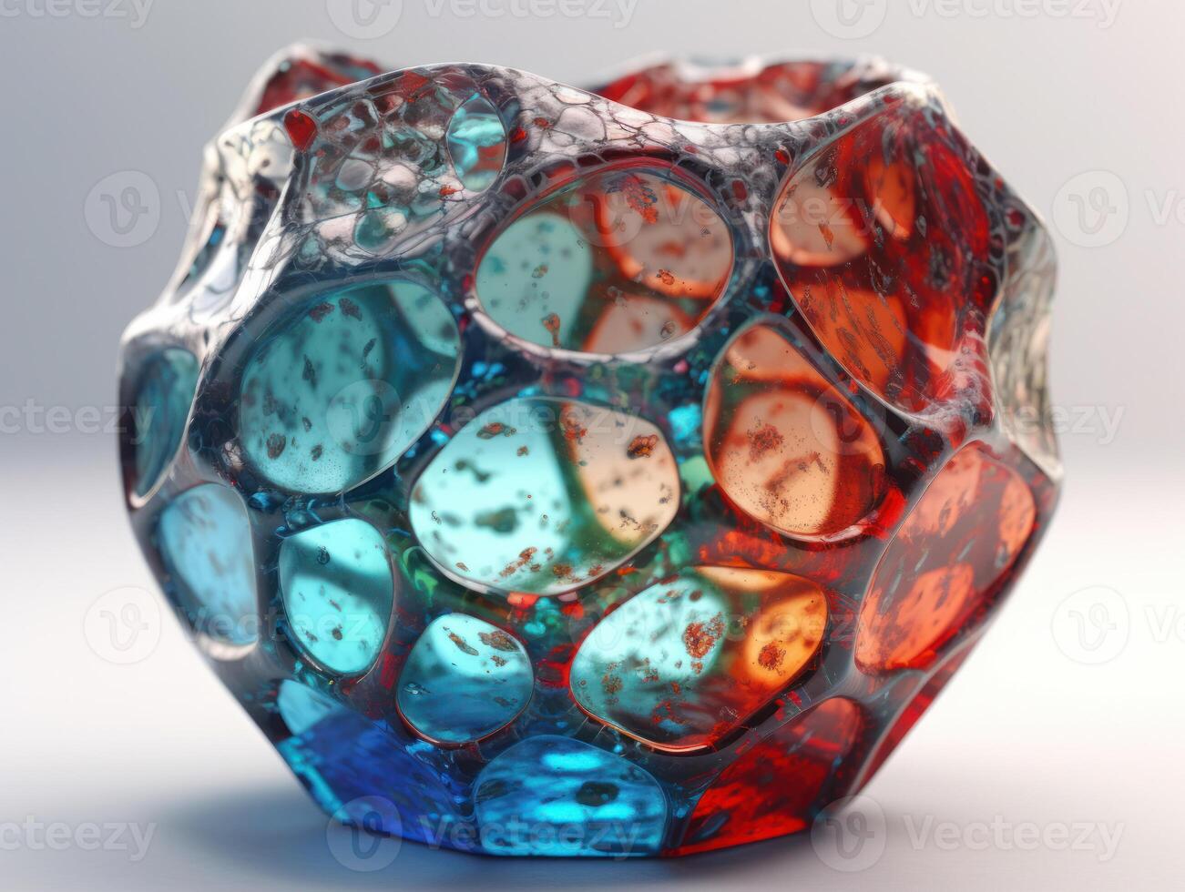 Colorful glass abstract background An abstract image featuring organic shapes and lines that intersect and overlap created with technology. photo