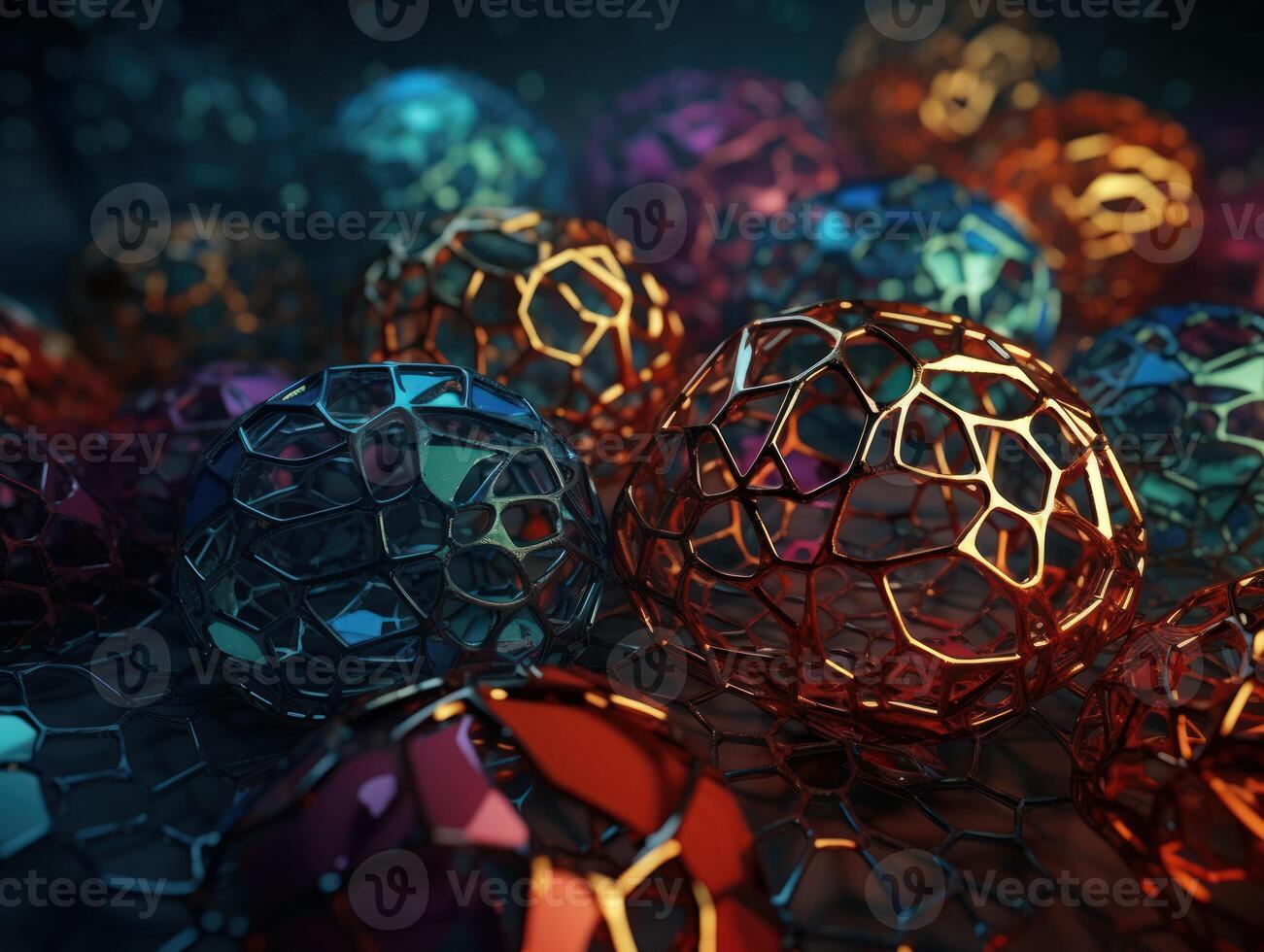 Colorful abstract background An abstract image featuring organic shapes and lines that intersect and overlap created with technology. photo
