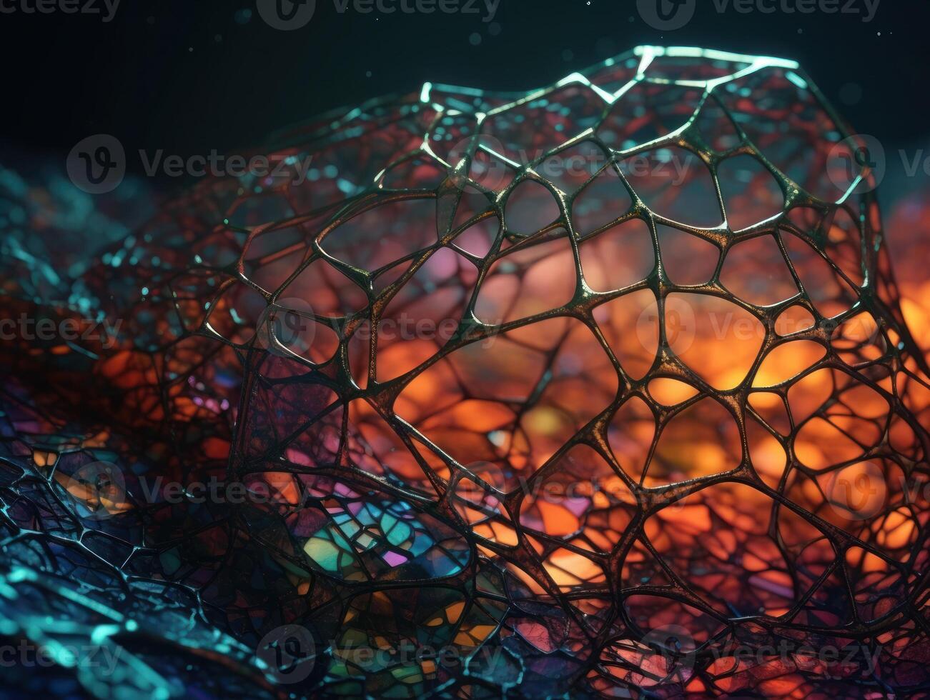 Colorful abstract background An abstract image featuring organic shapes and lines that intersect and overlap created with technology. photo