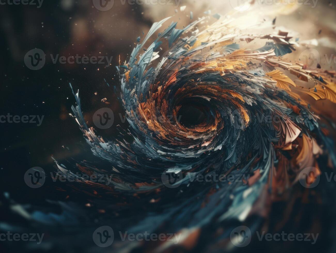 Abstract fractal. Fractal art background for creative design. Decoration for wallpaper, desktop, poster, cover booklet. Created with technology photo