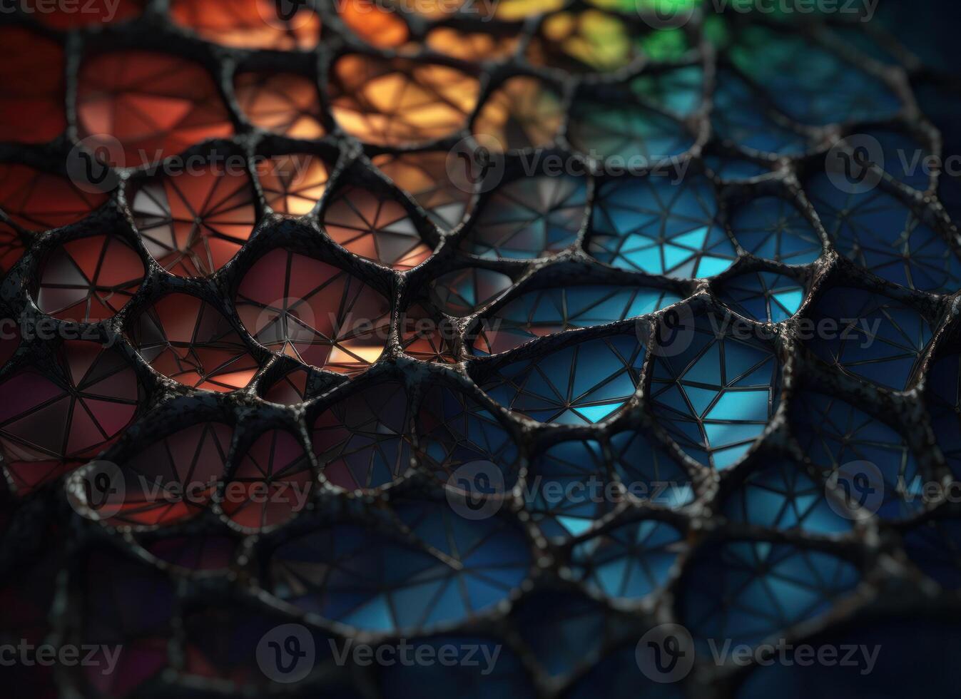 Colorful abstract background An abstract image featuring organic shapes and lines that intersect and overlap created with technology. photo