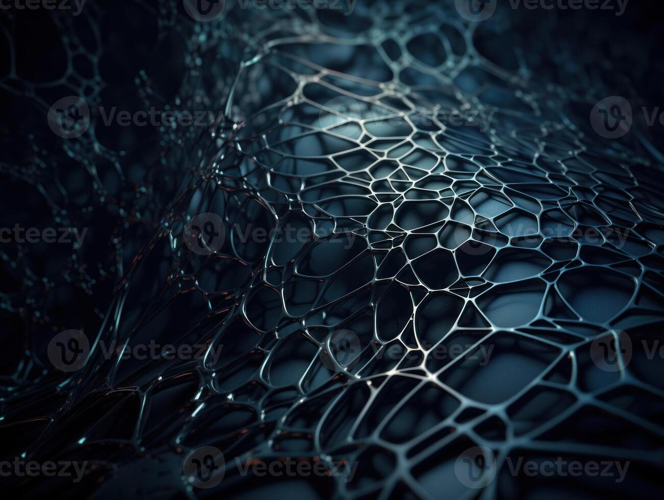 Dark black abstract background An abstract image featuring organic shapes and lines that intersect and overlap created with technology. photo