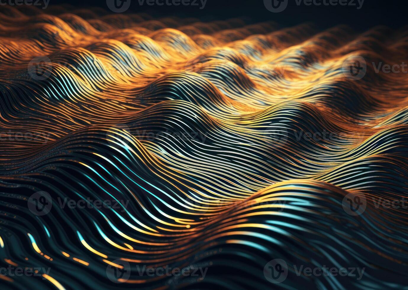 Asian line wave pattern created with technology. photo