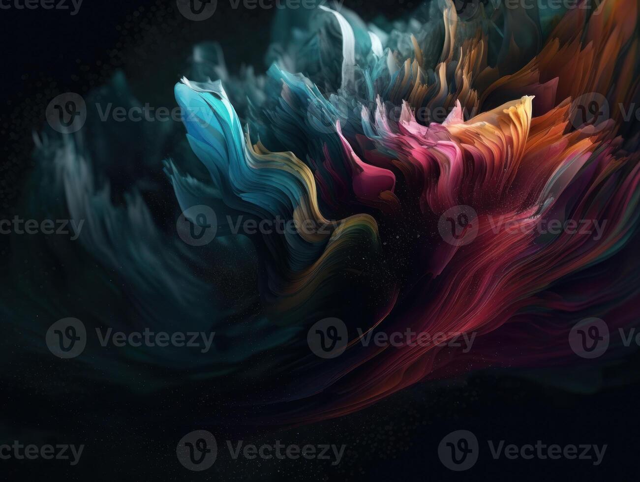 Abstract fractal. Fractal art background for creative design. Decoration for wallpaper, desktop, poster, cover booklet. Created with technology photo