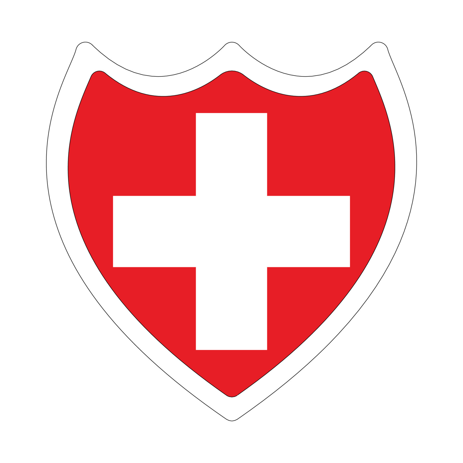Flag Of Switzerland In Shape Swiss Flag In Shape 24537315 Vector Art Flag Of Switzerland In Shape Swiss Flag In Shape 24537315 Vector Art