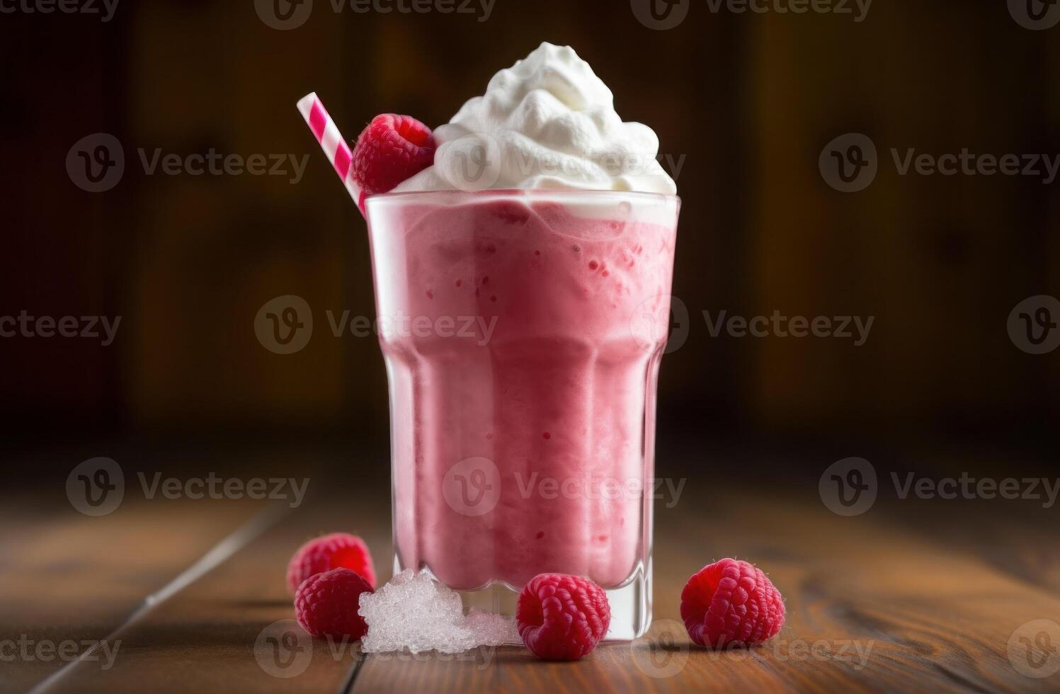 Raspberry smoothie. Illustration photo