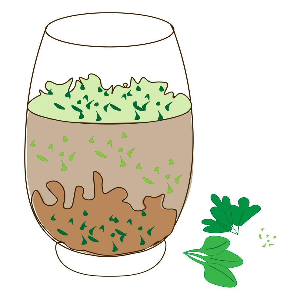 Fresh tropical fruits.A variety of fresh fruits and juices. Vector illustration of the vegetarian menu.