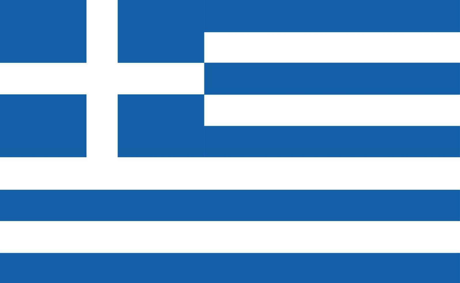 griego bandera. el nacional bandera de Grecia vector