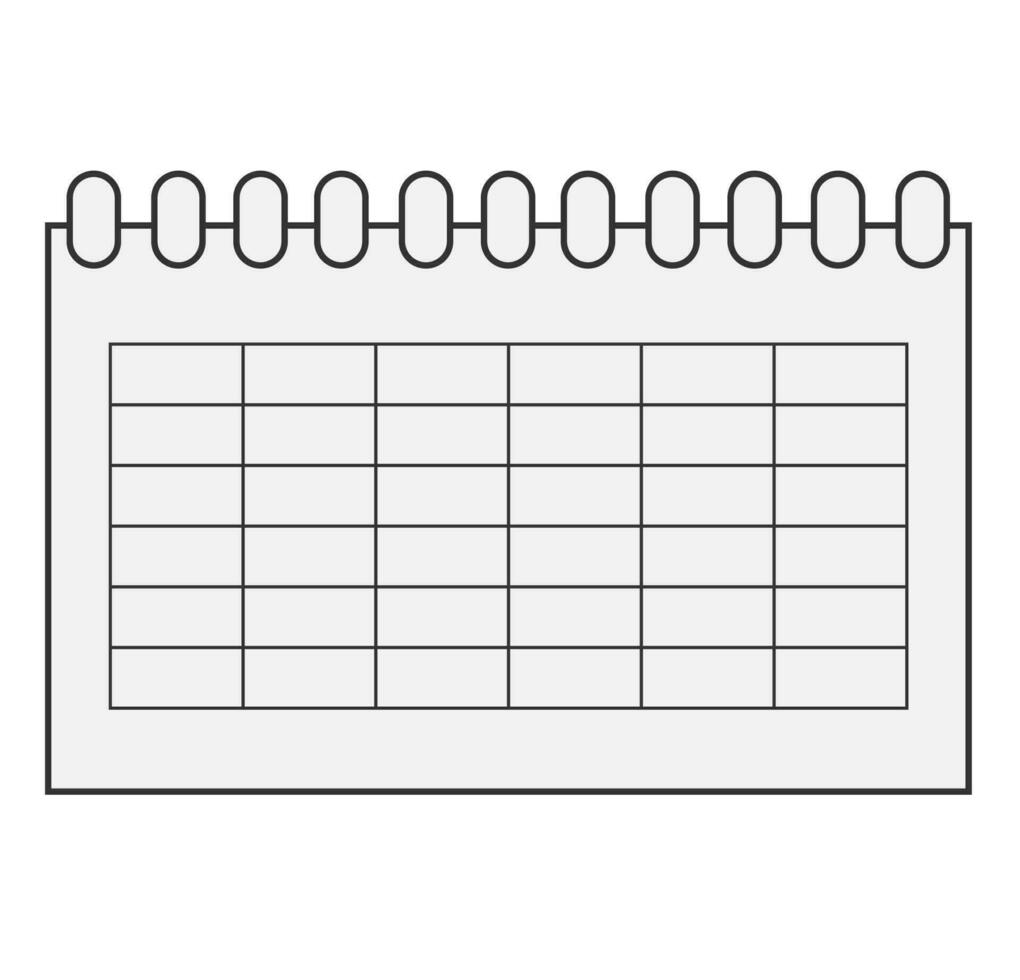 plano buscar cuerda para bandera plan calendario diseño. computadora interfaz. vector ilustración. valores imagen.