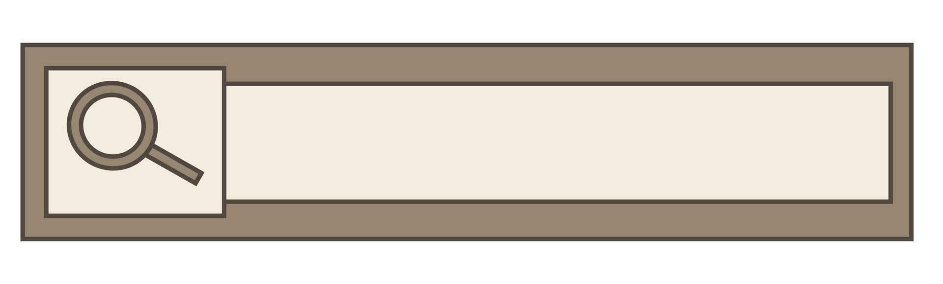 Flat search string for banner plan,calendar design. Computer interface. Vector illustration. Stock image.