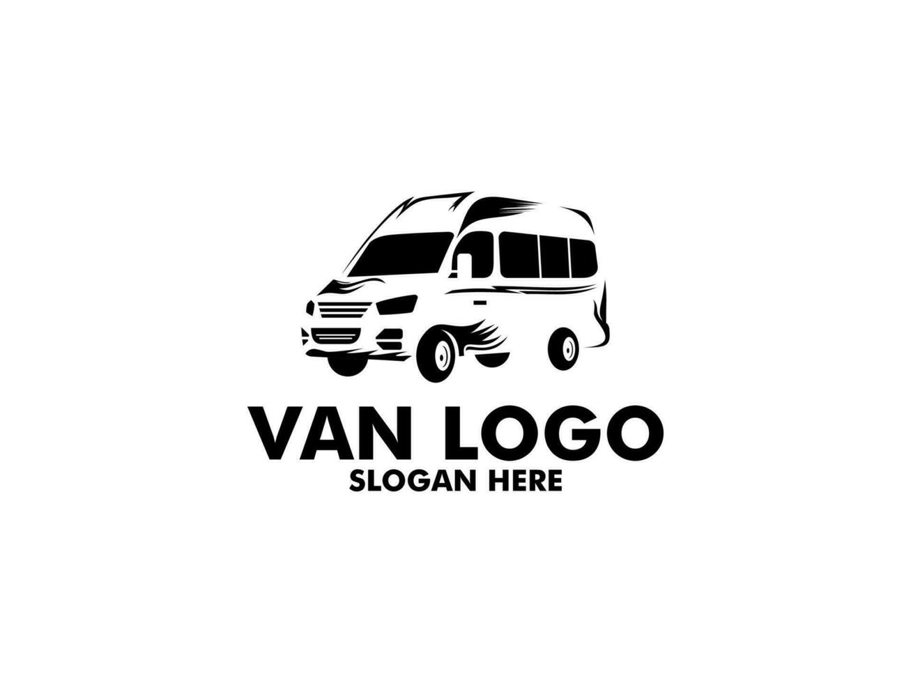 Van logo vector template isolated on white background