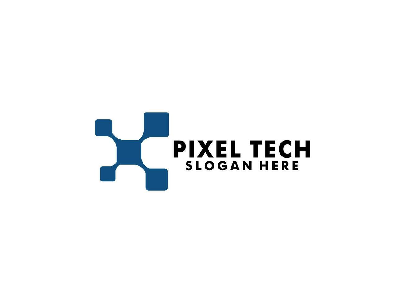 Creative Technology Concept Logo Design Template for business. Innovation sign logo vector