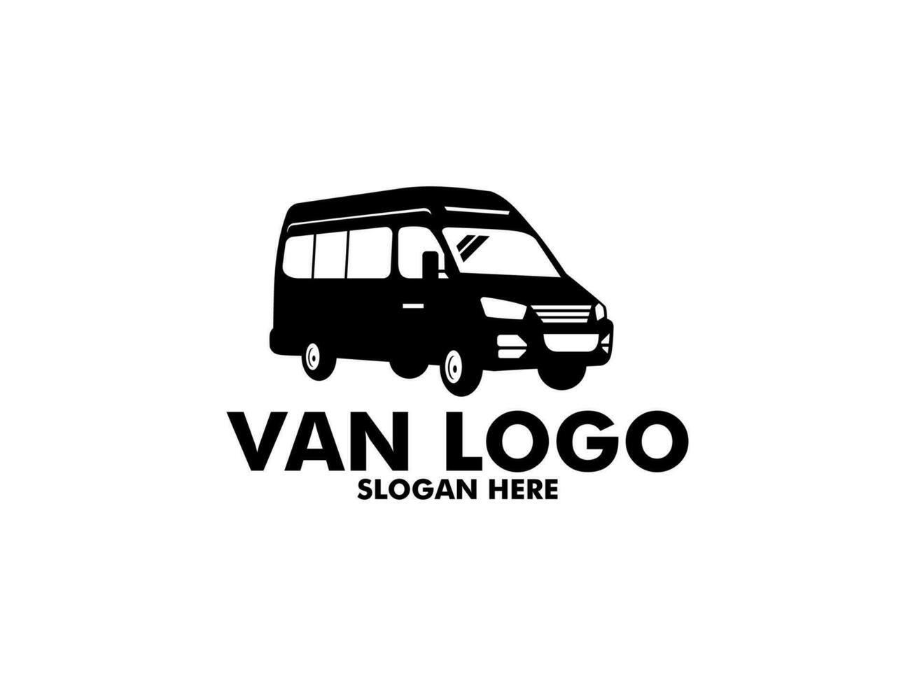 Van logo vector template isolated on white background