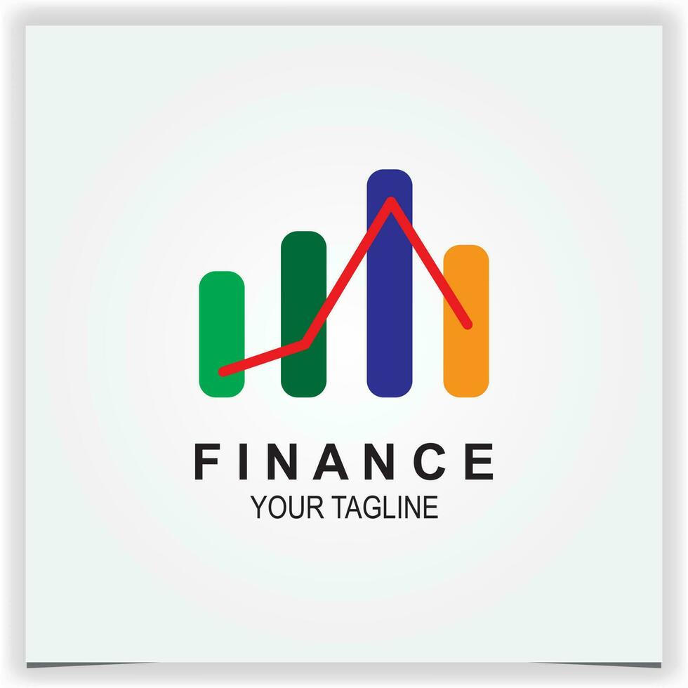 finance graphic logo premium elegant template vector eps 10