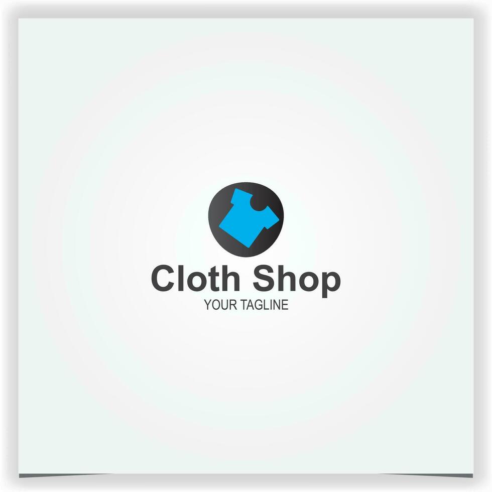 ropa tienda logo prima elegante modelo vector eps 10