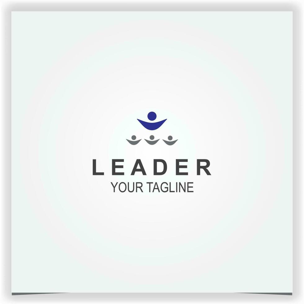 líder logo prima elegante modelo vector eps 10