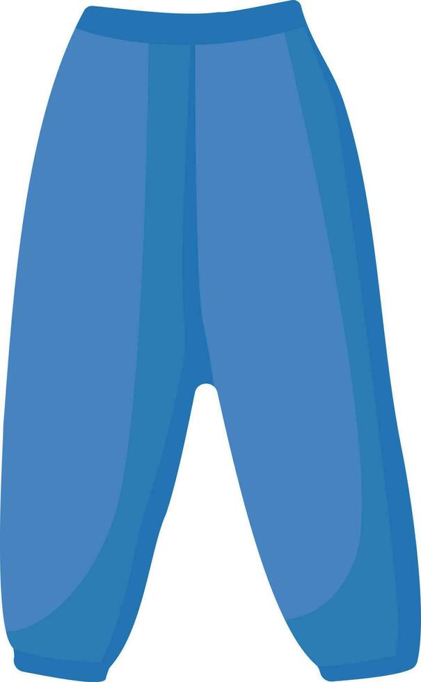 pantalones deportivos azul ropa niños ropa vector