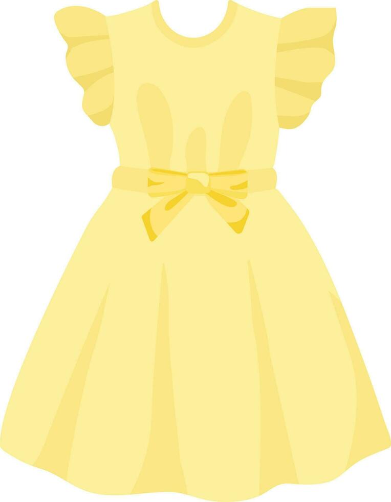 vestido, ropa para chicas, vector ilustración