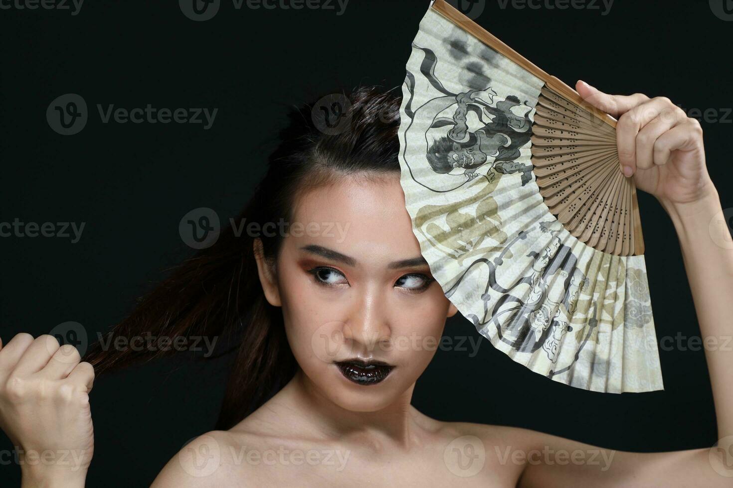 South east Asian beautiful young lady fashion makeup cosmetic photo