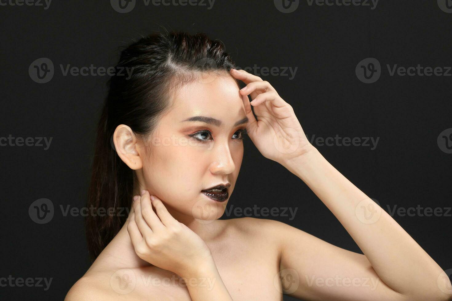 South east Asian beautiful young lady fashion makeup cosmetic photo