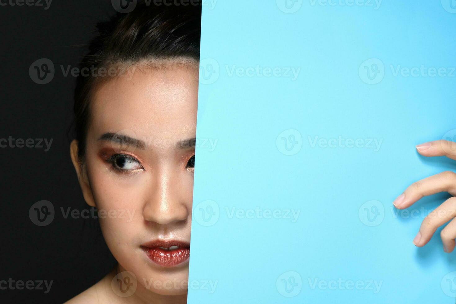 South east Asian beautiful young lady fashion makeup cosmetic photo