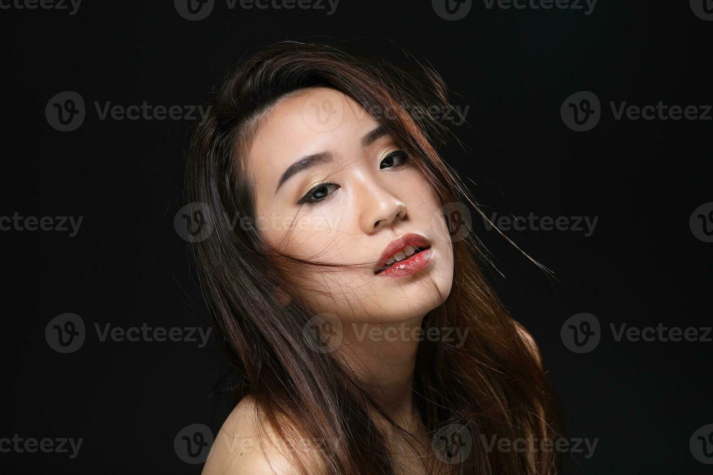 South east Asian beautiful young lady fashion makeup cosmetic photo