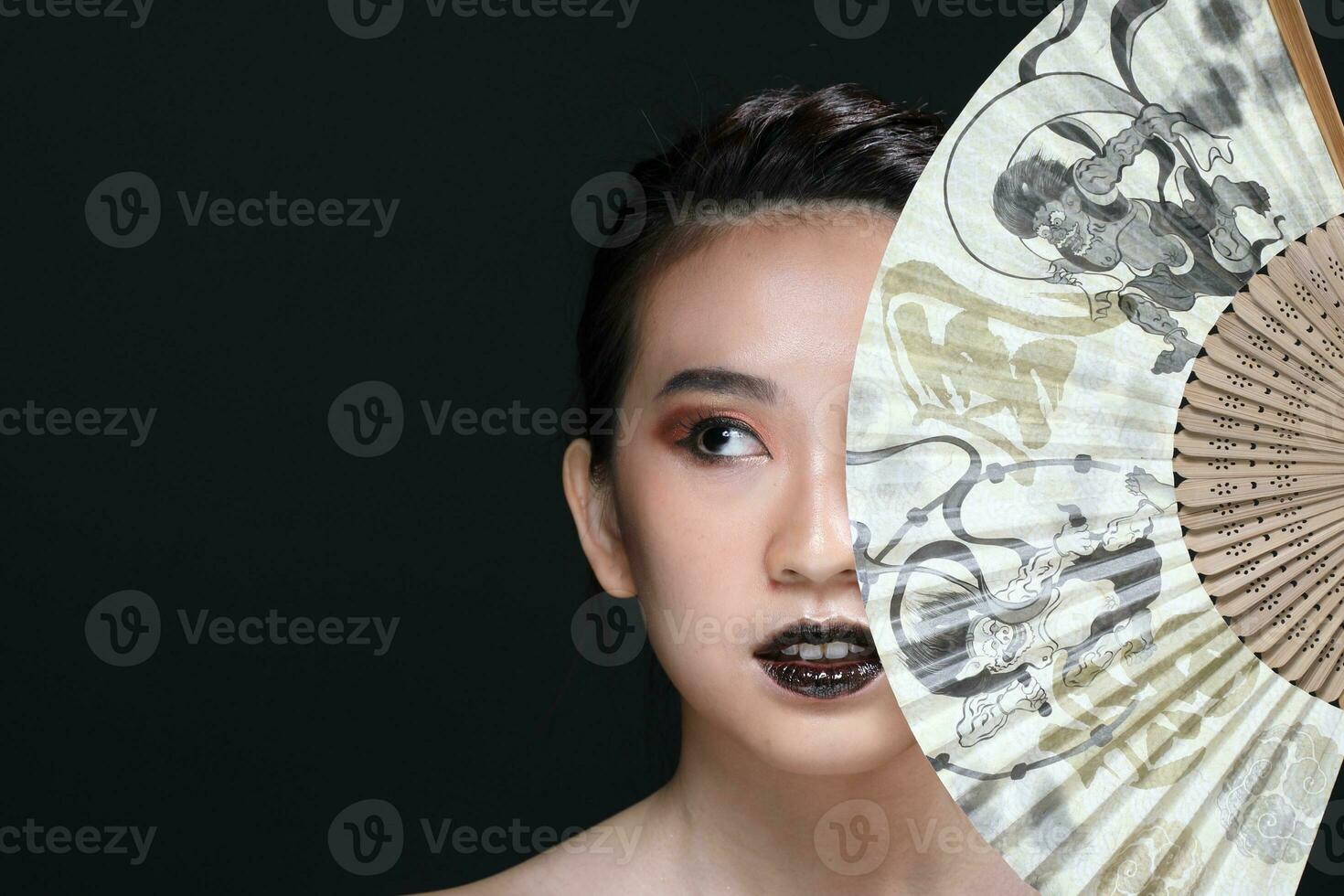 South east Asian beautiful young lady fashion makeup cosmetic photo