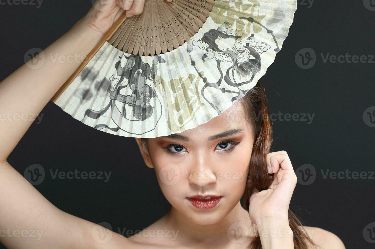 South east Asian beautiful young lady fashion makeup cosmetic photo