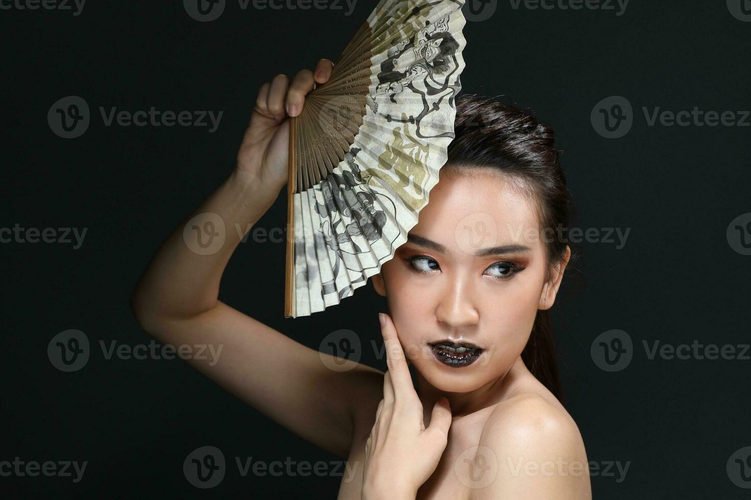 South east Asian beautiful young lady fashion makeup cosmetic photo