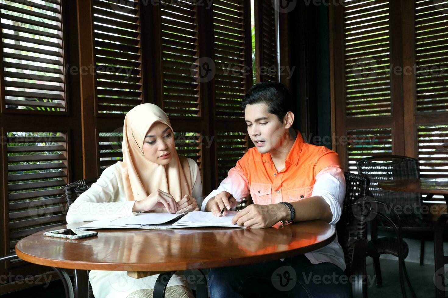Young Asian different ethnic malay chinse  man woman activity lifestyle student educating job business photo