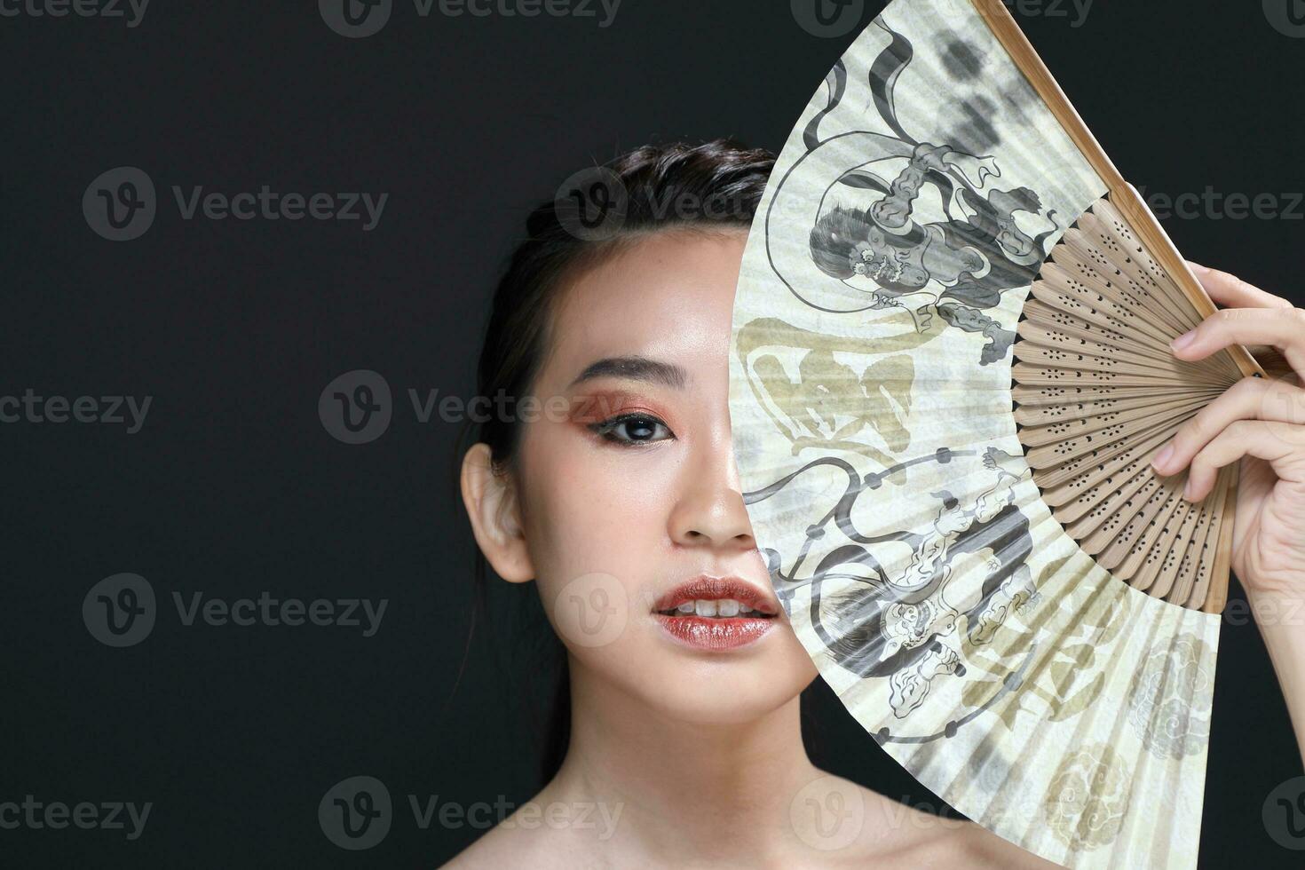 South east Asian beautiful young lady fashion makeup cosmetic photo