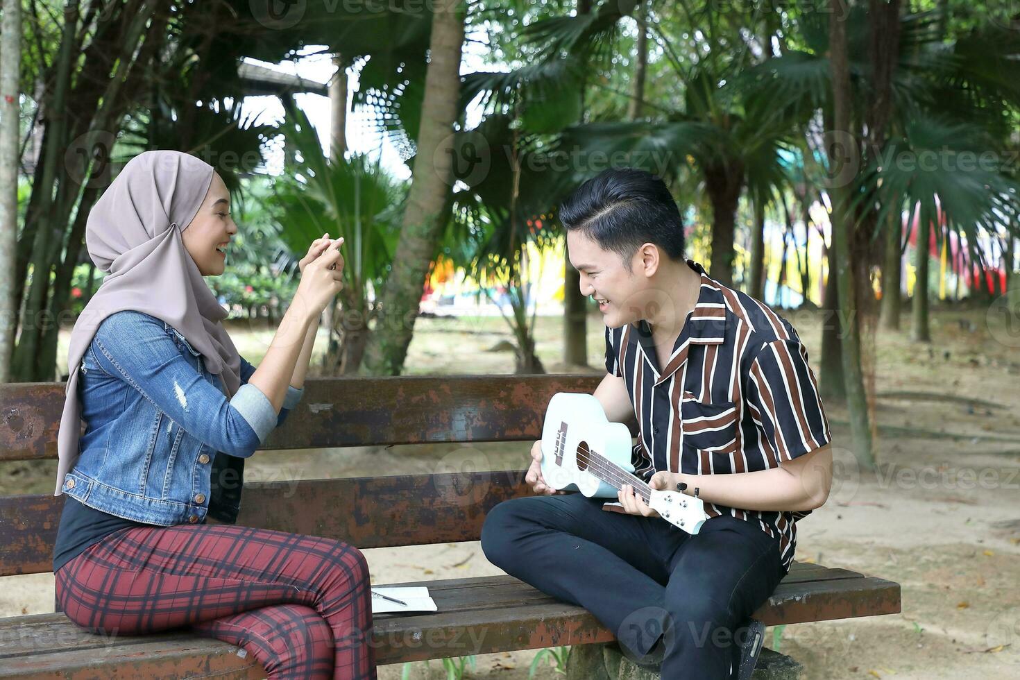 Young Asian different ethnic malay chinse  man woman activity lifestyle student educating job business photo