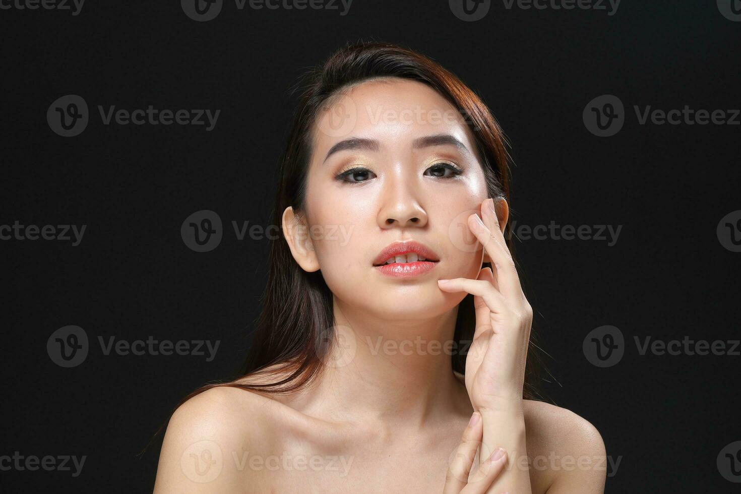 South east Asian beautiful young lady fashion makeup cosmetic photo