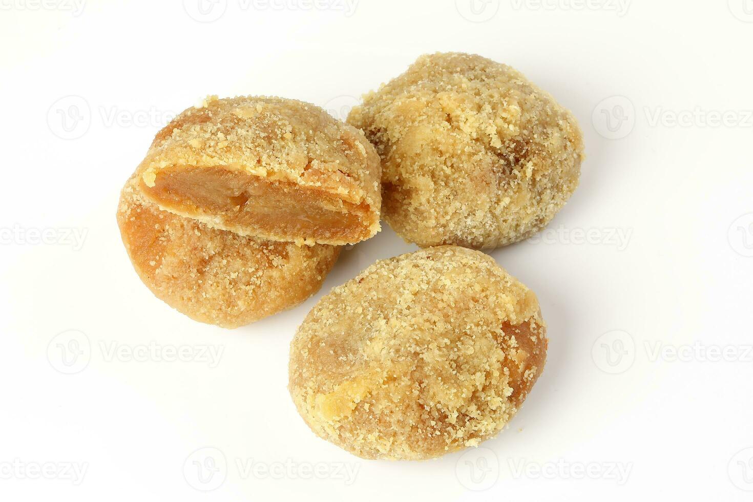 Balushahi traditional Bengali sugar milk sweet desert on white background photo