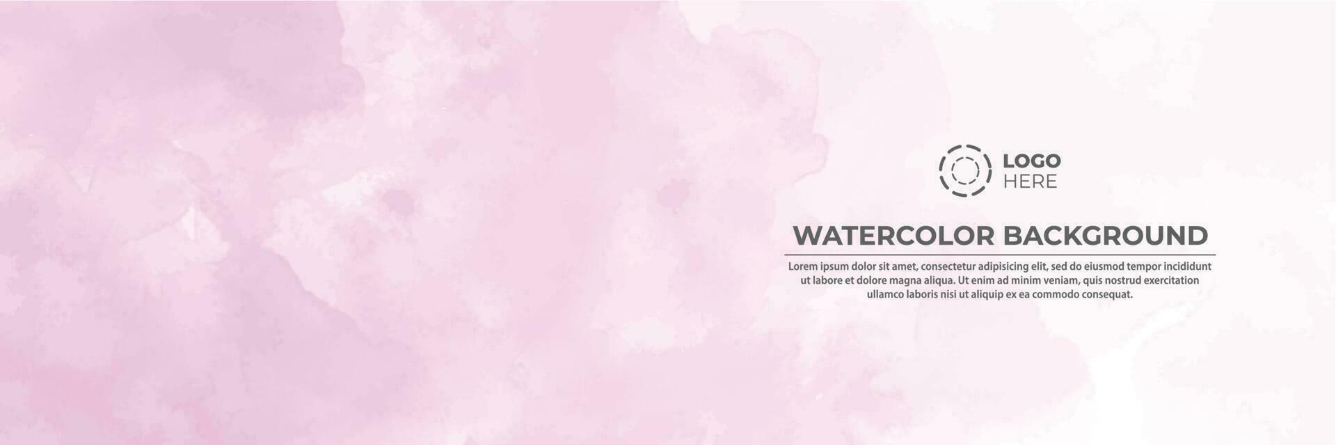 Abstract Water Color  For Banner Background vector