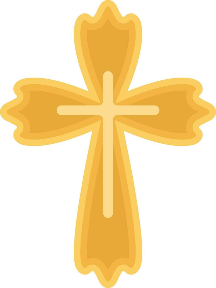 Christian Cross Icon vector