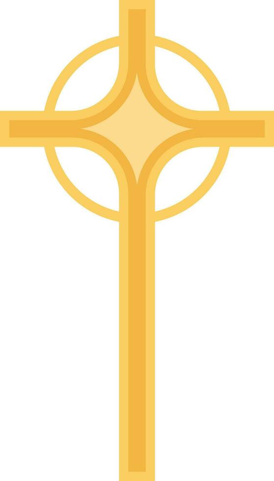 Christian Cross Icon vector