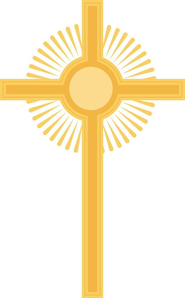 Christian Cross Icon vector