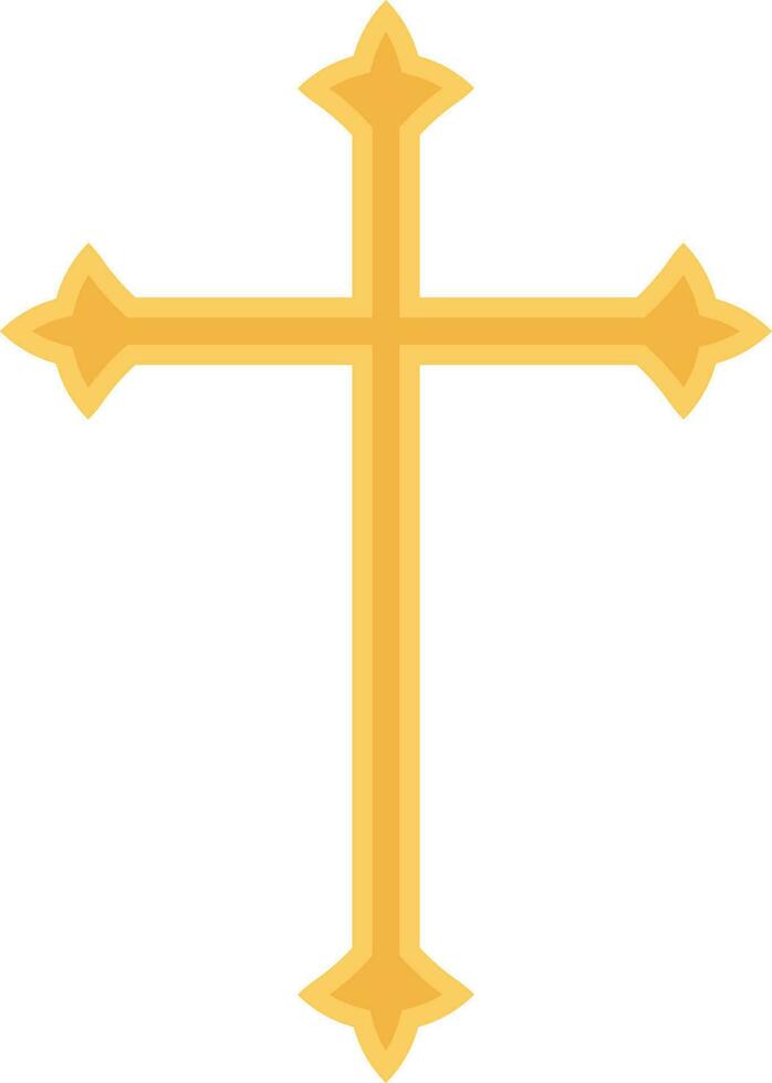 Christian Cross Icon vector