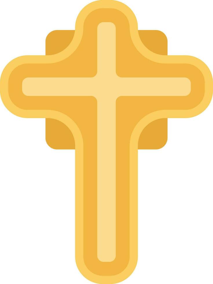 Christian Cross Icon vector