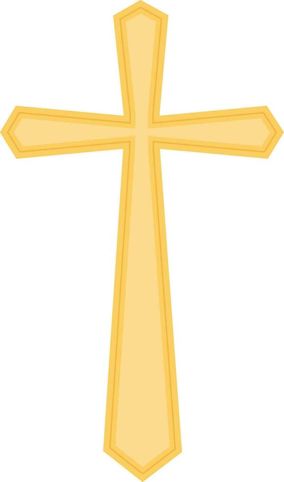 icono de cruz cristiana vector