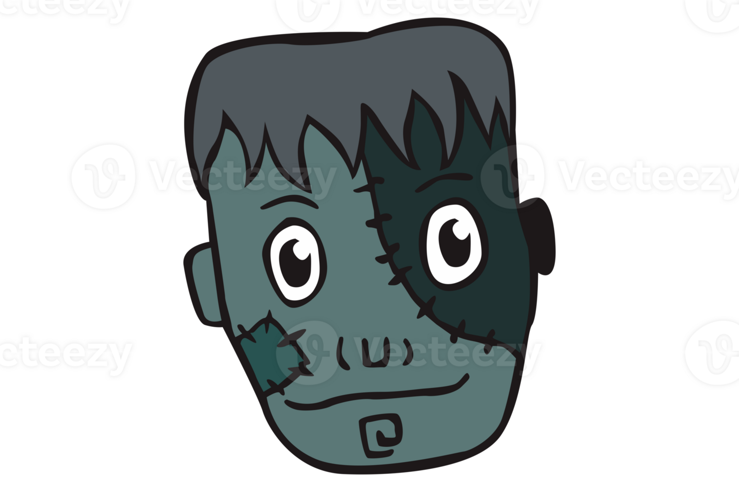 Halloween Humanoid Cartoon On Transparent Background png