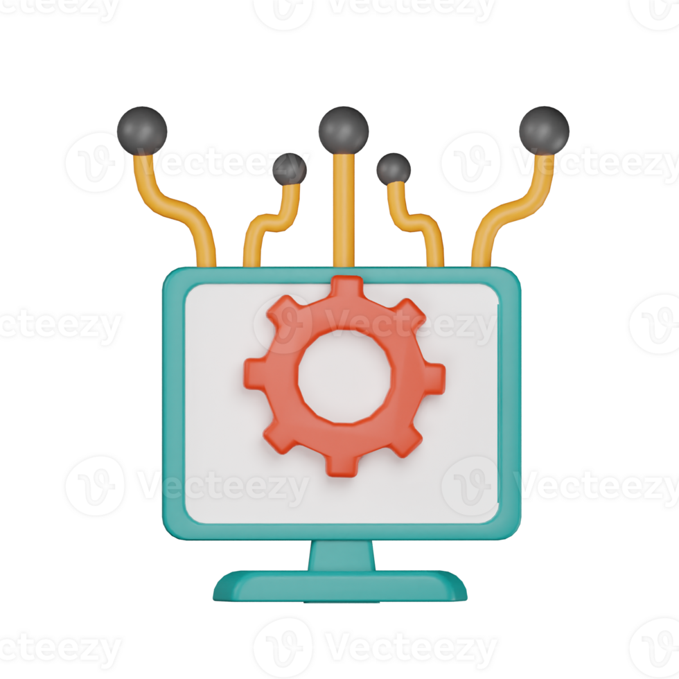 3d icon api interface seo illustration concept icon render png